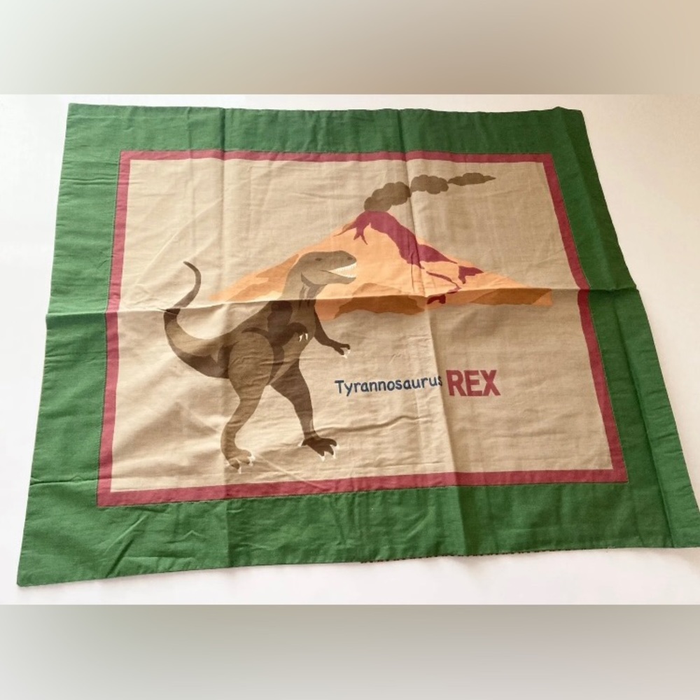 Home Trends Kids Pillow Case Sham ONE Tyrannosaurus Rex 32 X 26.5"